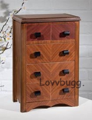 american girl doll dresser